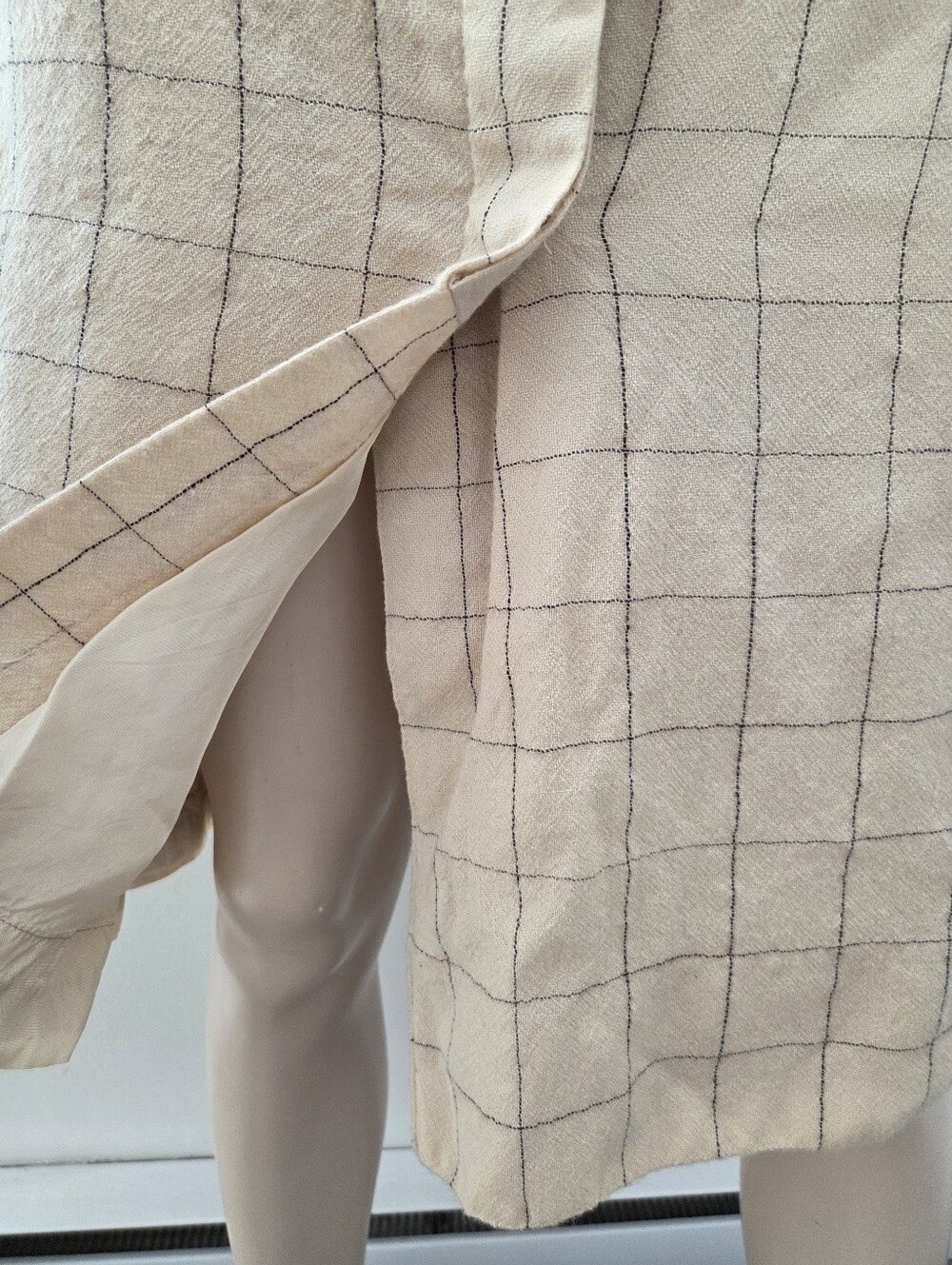 Vintage | Jacques Esterel Paris Windowpane Skirt Suit - Picture 12 of 13